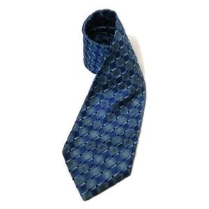 ROBERT TALBOTT Hand Sewn Silk Tie Blue